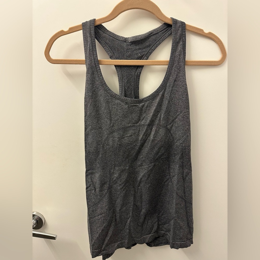 Gray lululemon Racerback Tank Top